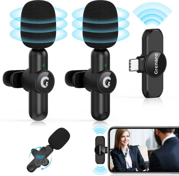 Grenaro Mic for YouTube, Wireless Microphone for Video Recording Microphone