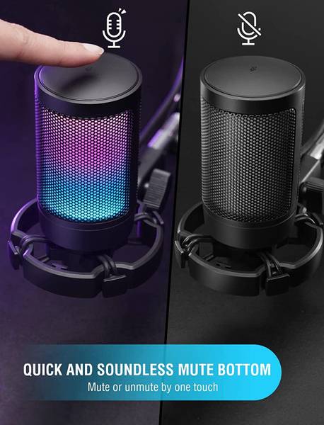 Fifine A6V Gaming USB Microphone for PC PS5 Microphone