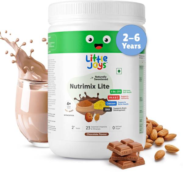 Little Joys Nutrimix Lite for Kids 2-6 year, Improves Gut Health, Chocolate Flavour