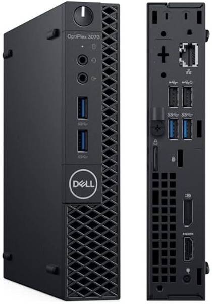 DELL Refurbished Core i3 9th/8GB/512GB Tiny PC with WiFi - Windows 11, Intel, Core i3 9th Generation, 8 GB DDR4, 512 GB NVMe SSD Mini PC