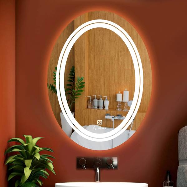LUPPRA Decorative LED Wall Mirror With Touch Sensor for Bathroom Living Rooms Corridor Bathroom Mirror