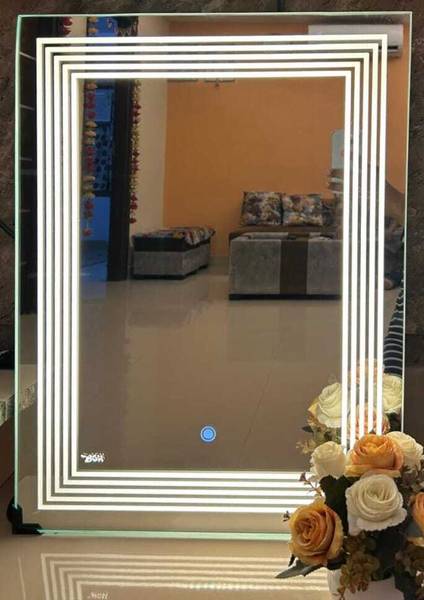 BGH Bathroom Led glass with multiple features 18*24 with triple led Lighted Mirror