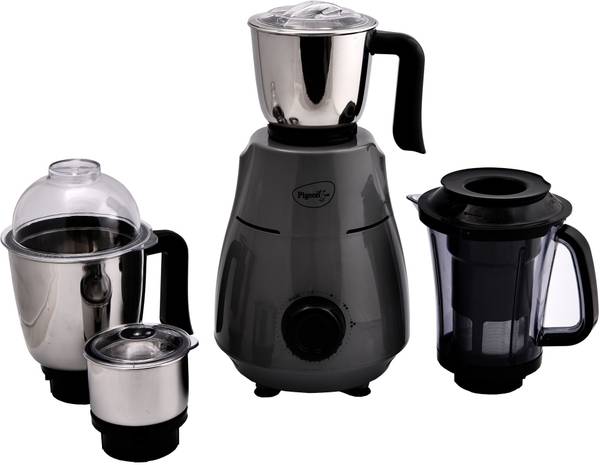 Pigeon 16082 Enlive 4 Jar 750 Watts Mixer 750 W Juicer Mixer Grinder (4 Jars, Grey)