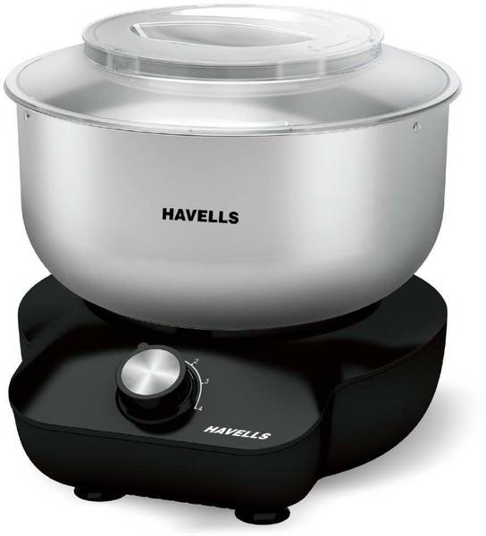 HAVELLS hygiene grande atta maker 350w 350 Mixer Grinder (1 Jar, Black, Grey)