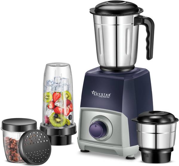 Skystar NavyStorm 4 Jar 750 W Juicer Mixer Grinder
