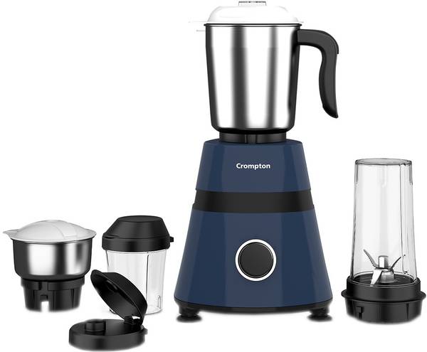 Crompton ACGM-DS500W BLEND Mixers 500 W Mixer Grinder (4 Jars, Black)