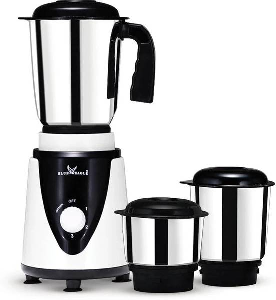 Blue eagle 1.2ml Liquidizing ,0.8ml Multi,0.4ml Chutney Jar, 500 W Juicer Mixer Grinder