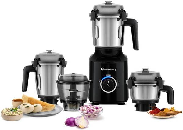 Atomberg Zenova MG With Unique Coarse Mode | Intelligent Powerful BLDC Motor | 550 W Mixer Grinder