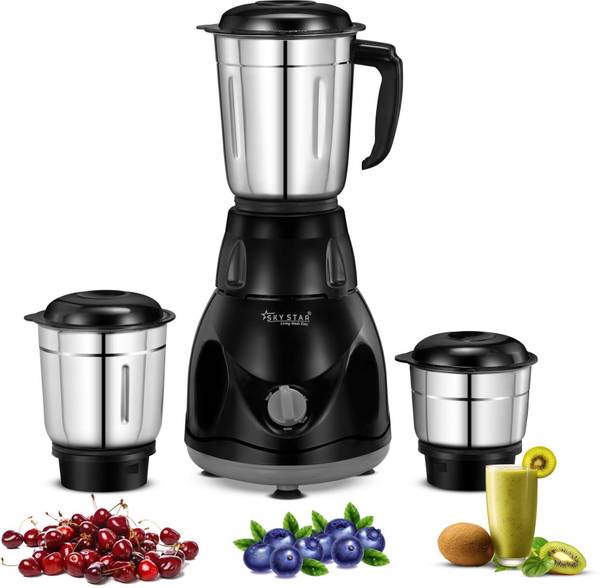 Skystar Diamond 3 Jar 750 W Juicer Mixer Grinder