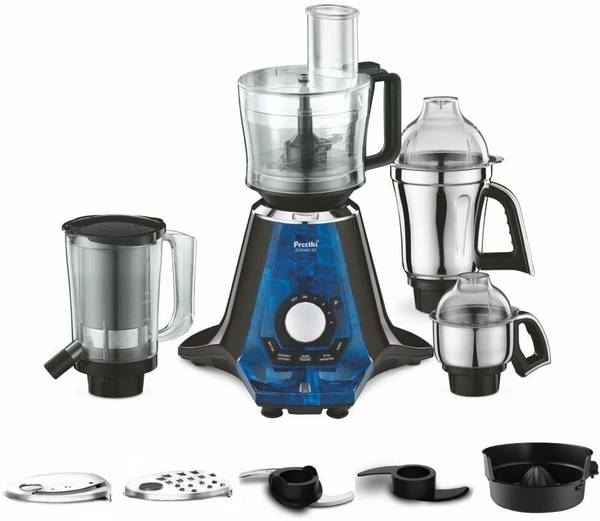 Preethi PreethiZodic20 1 100 Juicer Mixer Grinder (4 Jars, Black)