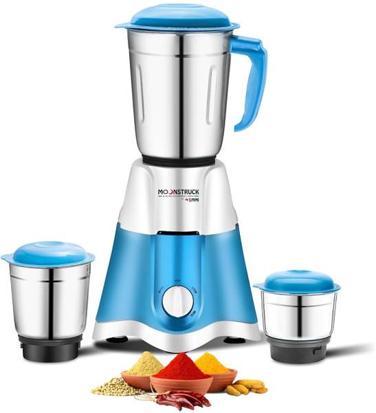 Moonstruck powerfull 3 jar 750 W Juicer Mixer Grinder