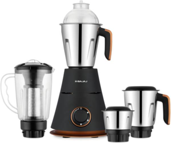 BAJAJ Ninja Series Virtue 4 Jars Mixer Grinder 2000 RPM MOTOR Military