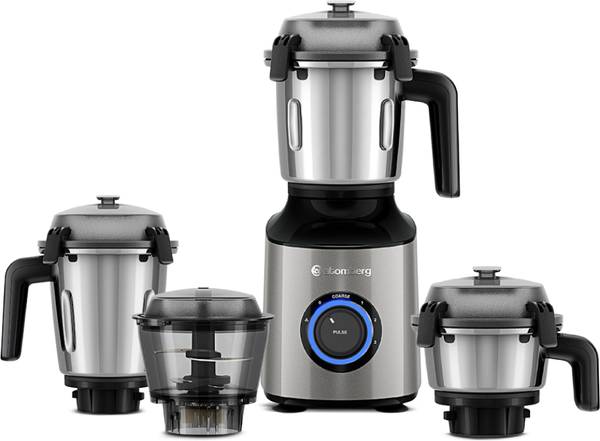 Atomberg Zenova | Unique Coarse Mode | Intelligent Powerful BLDC Motor | 550 W Mixer Grinder