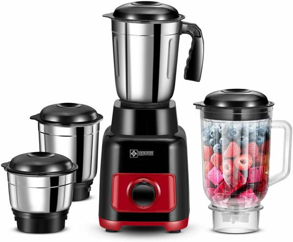 Havok Product RED Mixer 4 Jar 750 W Juicer Mixer Grinder