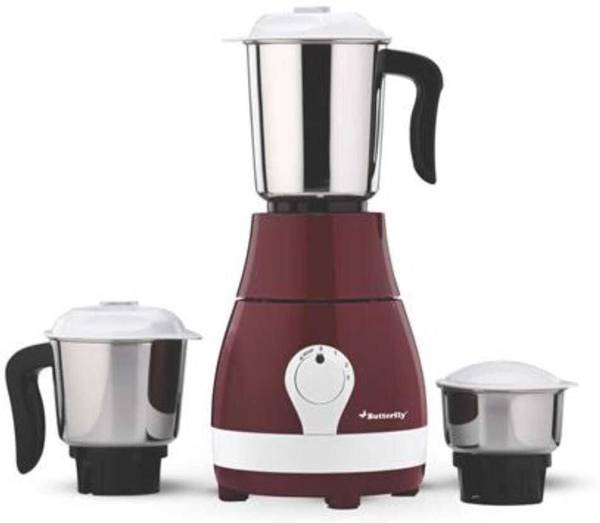 Butterfly Marvel plus 3 jar marvel plus mixer grinder 750 Mixer Grinder (3 Jars, Cherry red)