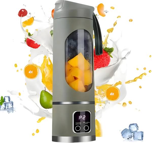 Onshoppy Portable 10 Blade USB Rechargeable personal blender juicer for Shake & Smoothies 25 W Juicer Mixer Grinder