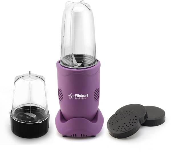 Flipkart SmartBuy Multi-Function High Speed Blender Power Bullet 400 Juicer Mixer Grinder (2 Jars, Purple)