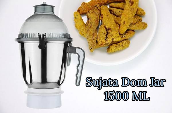 SUJATA Dome Stainless Steel Jar | Mixer Grinder & Heavy Duty Mixer Juicer Jar