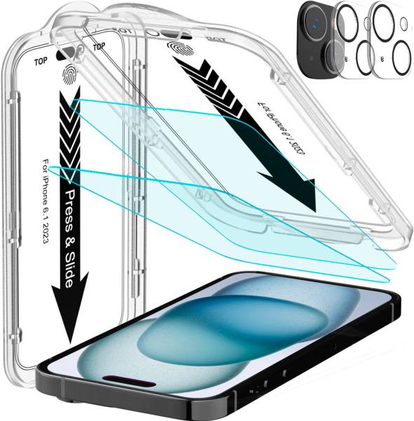 TOTEM Screen Protector Accessory Combo for iPhone 15
