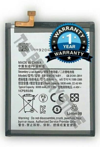THE BATTERY STORE Mobile Battery For Samsung Battery for Samsung Galaxy F12|M12|M30S|M31|M21 Battery with 1 Year Warranty