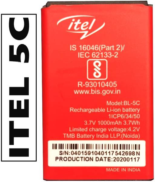 FLOUNDER Mobile Battery For ITEL 5C 100% ORIGINAL BATTERY