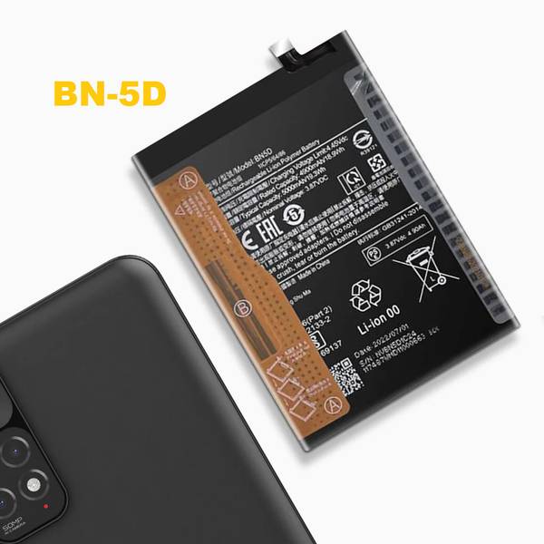 BKN Mobile Battery For XIAOMI / REDMI / POCO / Mi BN5D Original Mobile Phone Battery for xiaomi Redmi Note 11 11S 4G Poco M4 PRO