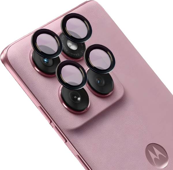 SCRENZO Back Camera Lens Ring Guard Protector for Moto Edge 60 Pro 5G Camera Ring Protector For Motorola Edge 60 Pro