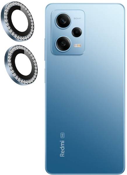 ankSONline Back Camera Lens Ring Guard Protector for Redmi Note 12 Pro 5G, |Scratch-Resistant Ultra-Thin Tempered Glass