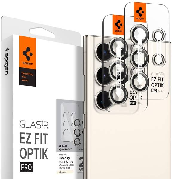 Spigen Back Camera Lens Glass Protector for Galaxy S23 Ultra