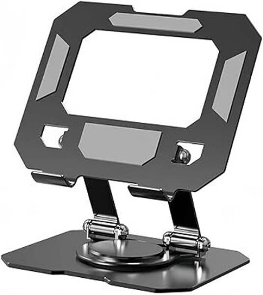 ESN 999 Aluminium Tablet Stand Rotating Base Foldable Compatible For 4-13 Inch Ipad/ Mobile Holder