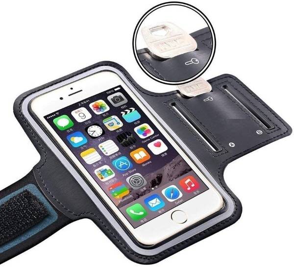 TECHGEAR Waterproof Mobile Arm Band Pouch Phone Holder Case for Running Jogging Mobile Holder