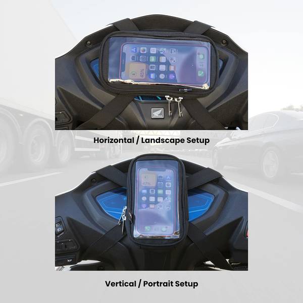 TECHGEAR Pouch Bag Waterproof All Scooter Scooty Bike Mobile Holder