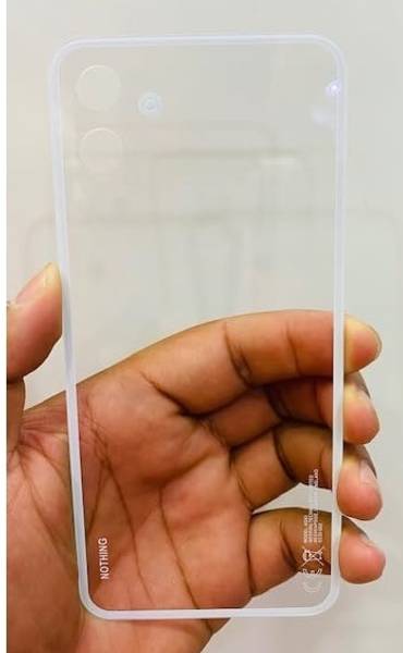FLOUNDER NOTHING PHONE 1 (GLASS) WITH PROPER LOGO Back Panel