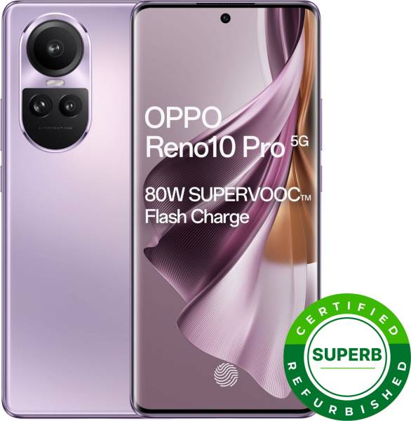 (Refurbished) OPPO Reno10 Pro 5G (Glossy Purple, 256 GB)