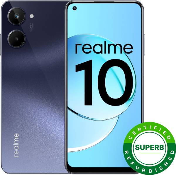 (Refurbished) realme 10 (Rush Black, 64 GB)