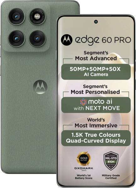 MOTOROLA Edge 60 Pro (Pantone Shadow, 512 GB)