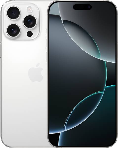 Apple iPhone 16 Pro Max (White Titanium, 256 GB)