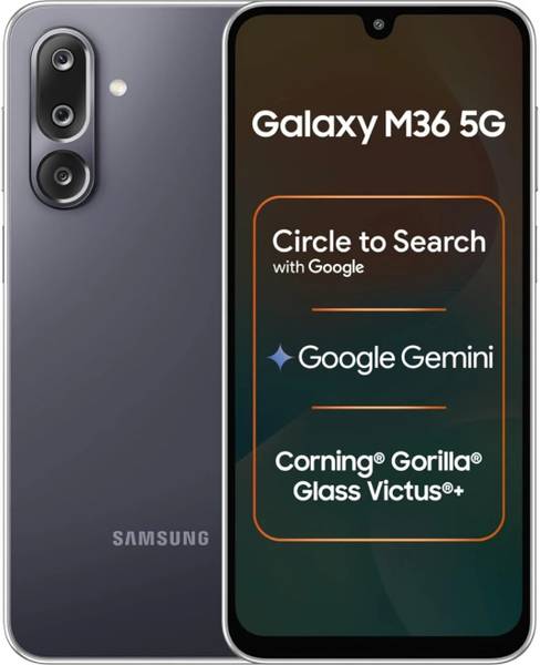 Samsung M36 5G (Velvet Black / Black, 128 GB)