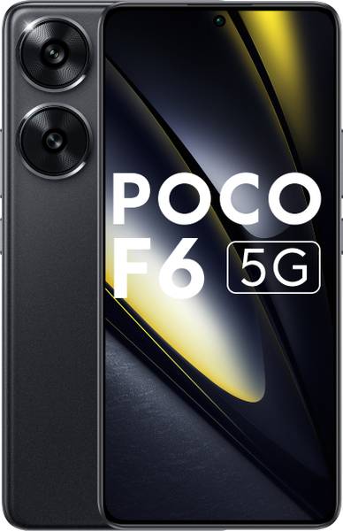 POCO F6 5G (Black, 256 GB)