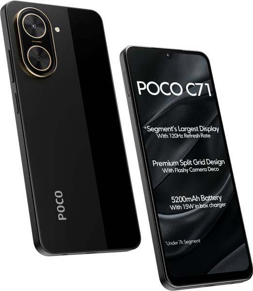 POCO C71 (Power Black, 64 GB)