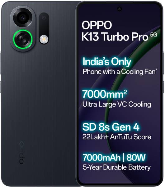OPPO K13 Turbo Pro 5G (Midnight Maverick, 256 GB)