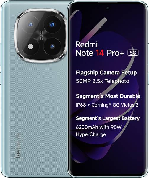 REDMI Note 14 Pro+ 5G (Spectre Blue, 128 GB)