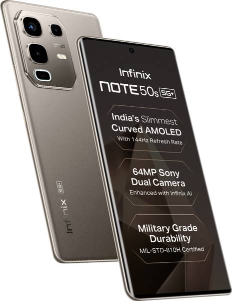 Infinix Note 50s 5G+ (Titanium Grey, 128 GB)