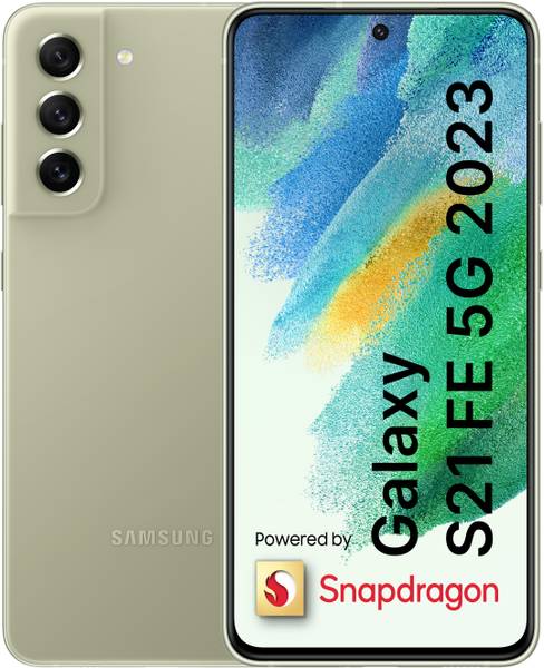 Samsung Galaxy S21 FE 5G with Snapdragon 888 (Olive Green, 128 GB)