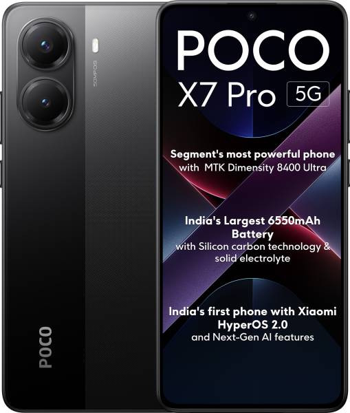 POCO X7 Pro 5G (Obsidian Black, 256 GB)