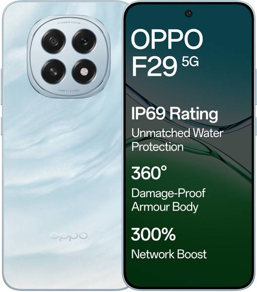 OPPO F29 5G (Glacier Blue, 256 GB)