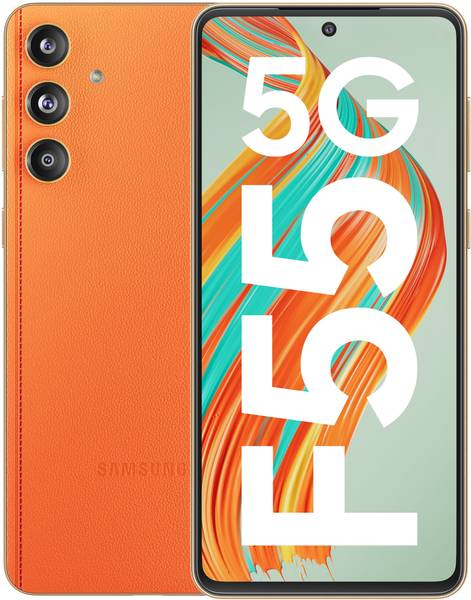 SAMSUNG Galaxy F55 5G (Apricot Crush, 256 GB)