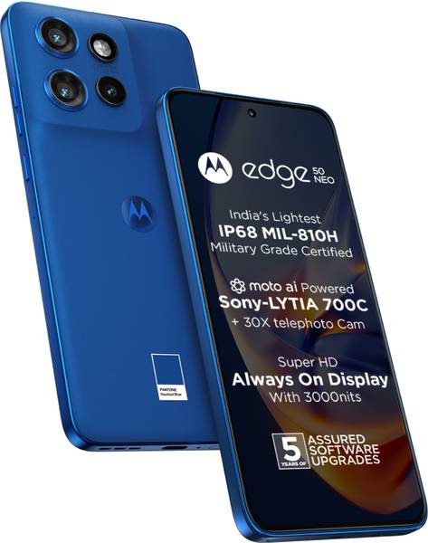MOTOROLA Edge 50 Neo (PANTONE Nautical Blue, 256 GB)