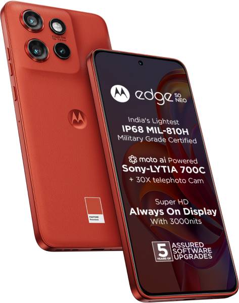 MOTOROLA Edge 50 Neo (PANTONE Poinciana, 256 GB)