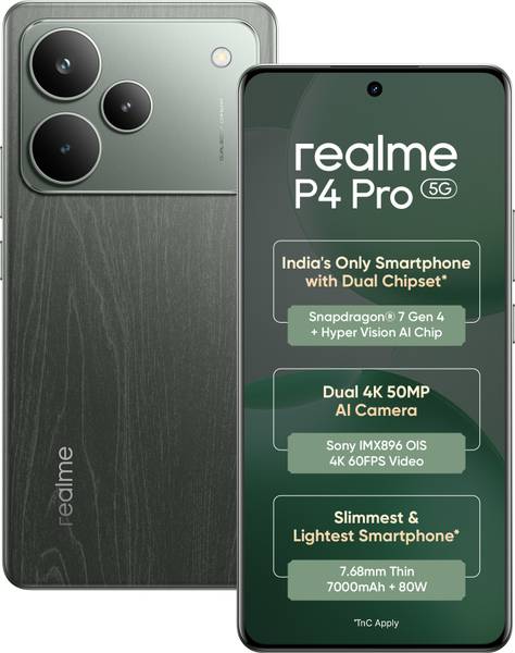 realme P4 Pro 5G (Dark Oak Wood, 256 GB)